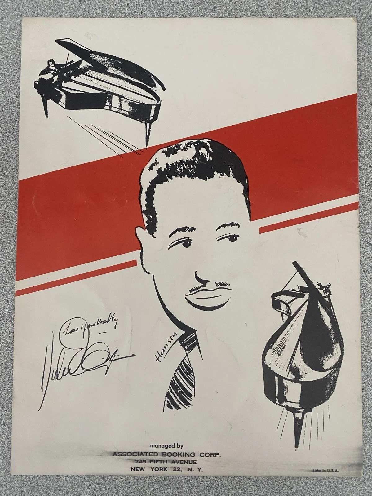 Vintage Autographed Duke Ellington and His Famous Orchestra Souvenir Program, image 3