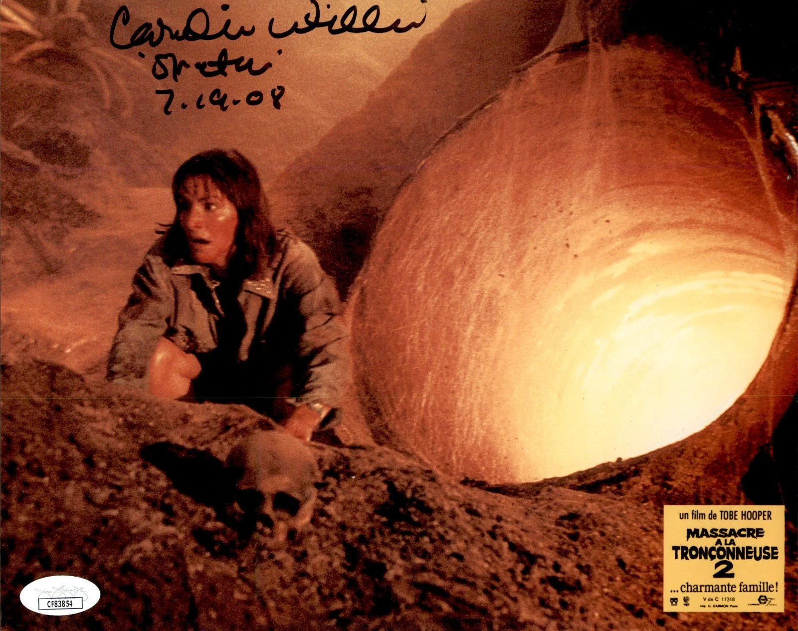 Caroline Williams — Caroline Williams Signed Inscribed Texas Chainsaw Massacre 8x10 Photo #2 JSA COA