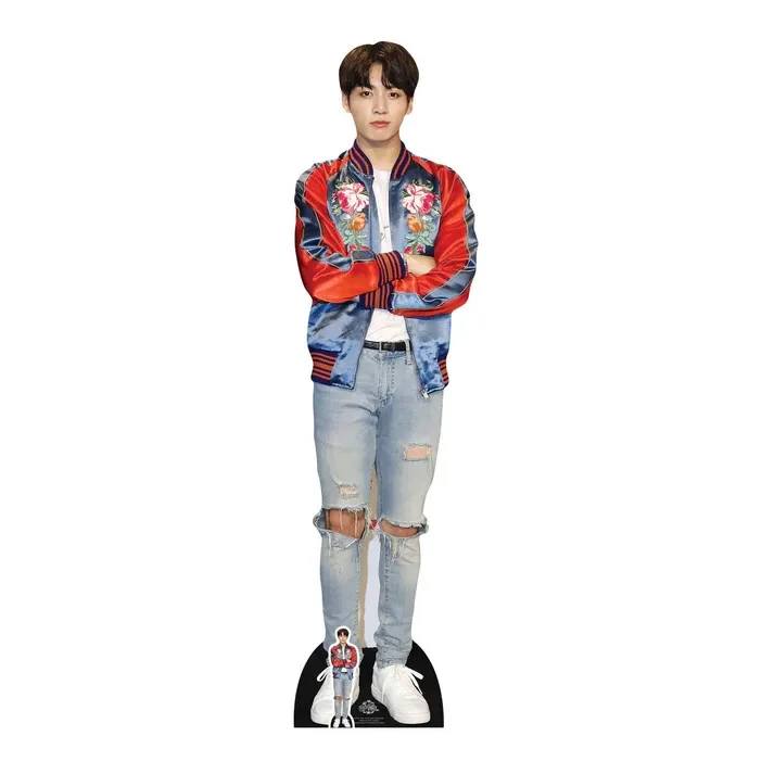 Jungkook and Suga Cardboard Cutout Collection of 3 Bangtan Standees **Damaged**, изображение 4