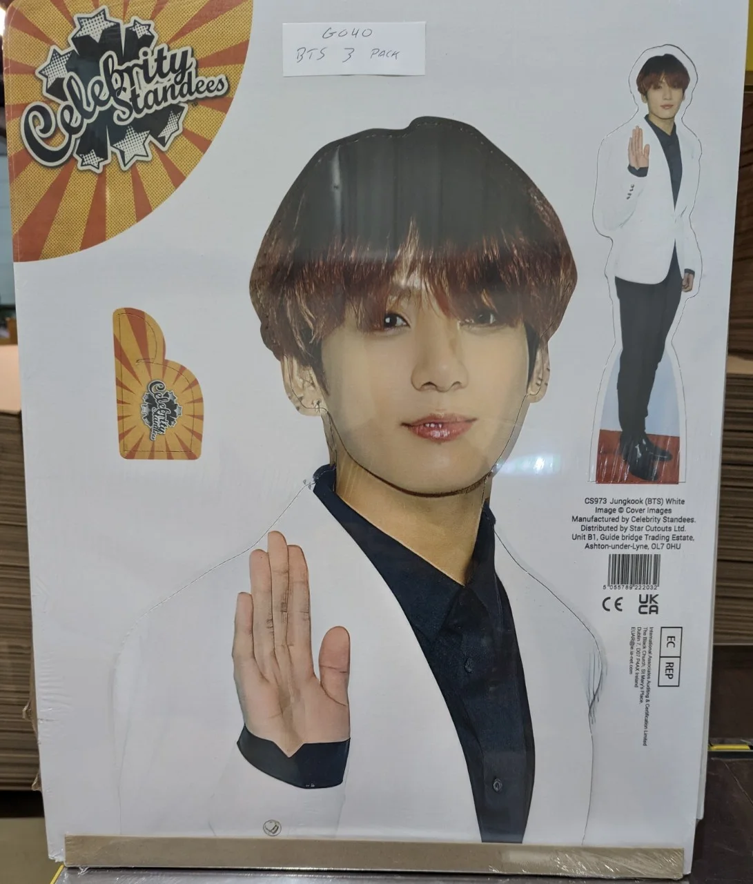 Jungkook and Suga Cardboard Cutout Collection of 3 Bangtan Standees **Damaged**, изображение 5