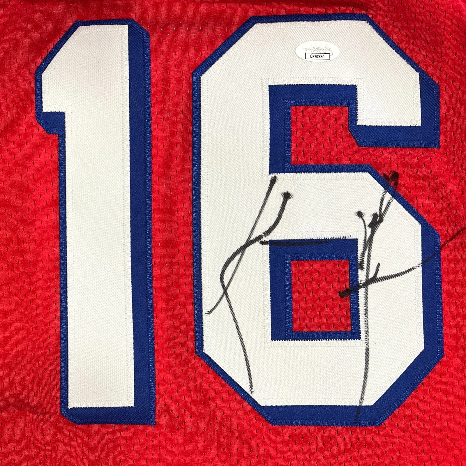 KEANU REEVES — KEANU REEVES SIGNED THE REPLACEMENTS FOOTBALL JERSEY SHANE FALCO JSA, изображение 2