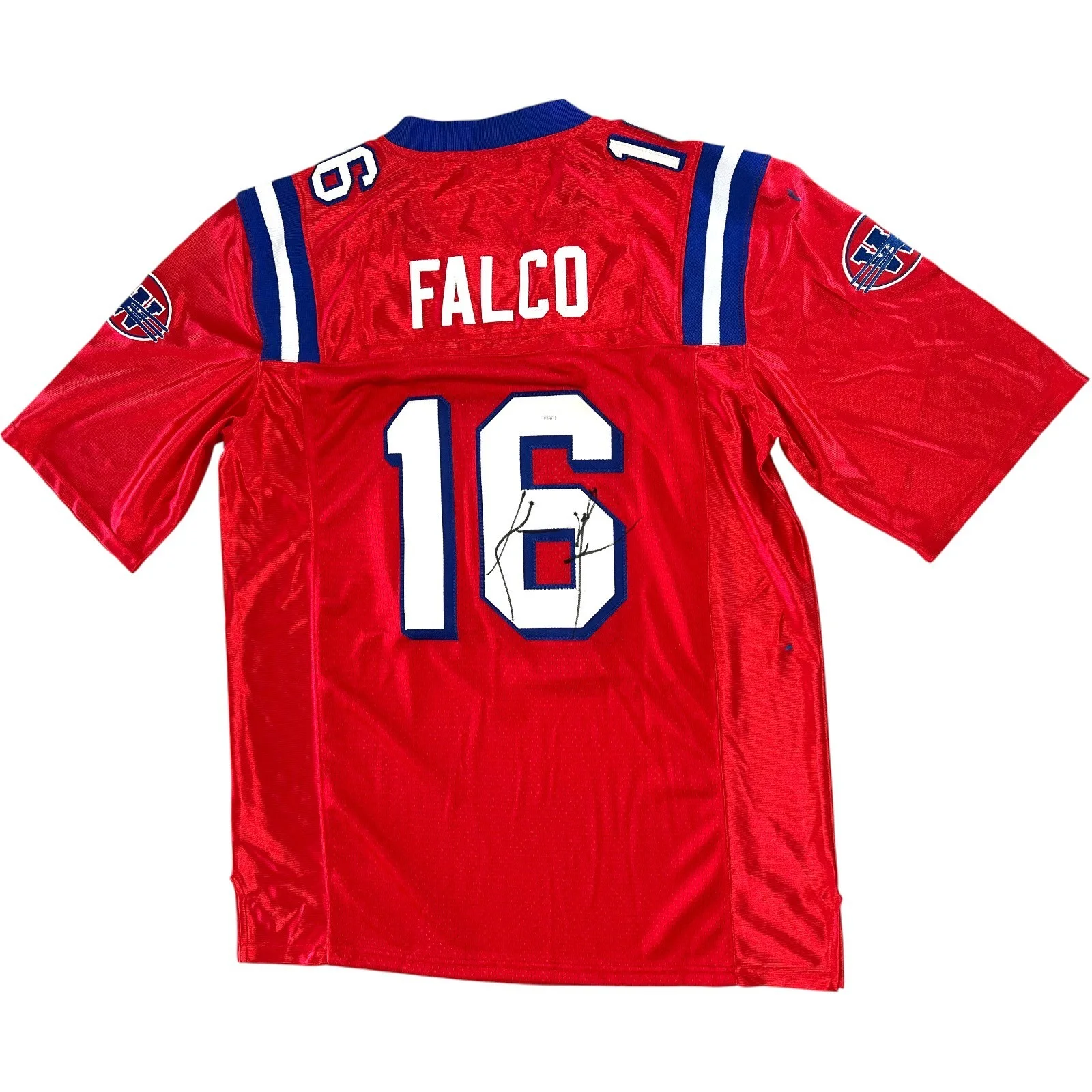 KEANU REEVES — KEANU REEVES SIGNED THE REPLACEMENTS FOOTBALL JERSEY SHANE FALCO JSA, изображение 4