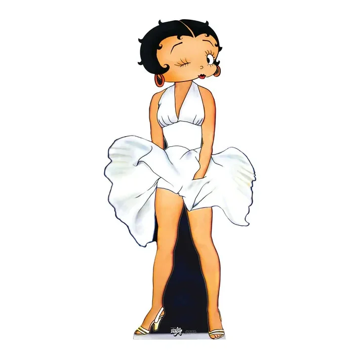 Betty Boop Cardboard Cutout Pack of 2 Standees *Damaged* 7 Year Itch and Glinda, изображение 2