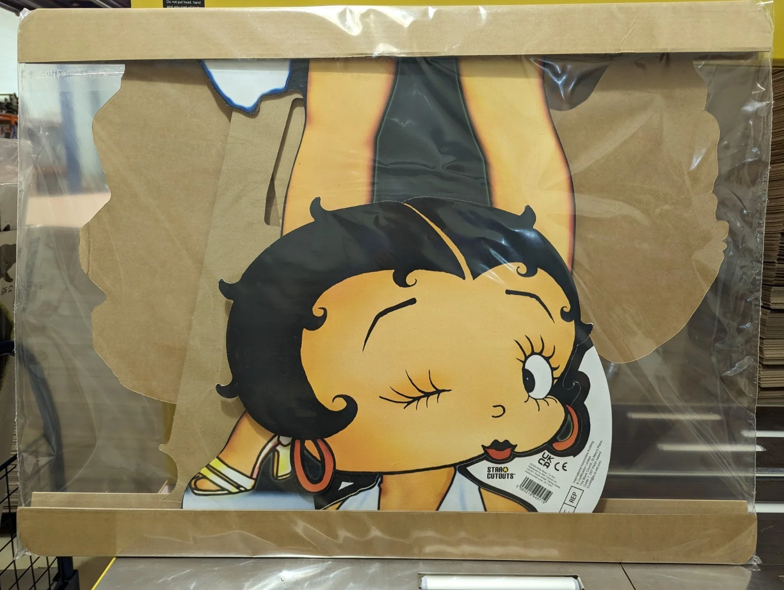 Betty Boop Cardboard Cutout Pack of 2 Standees *Damaged* 7 Year Itch and Glinda, изображение 4