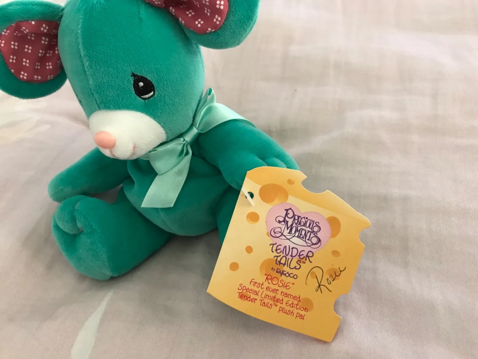 Rosie — Rosie tendertail mouse vintage autographed by Rosie, image 2