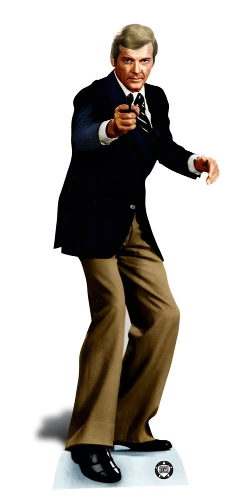 Secret Agent Spy Cardboard Cutouts 3 Standees in 2 Packs *Damaged* Bond Style, изображение 3