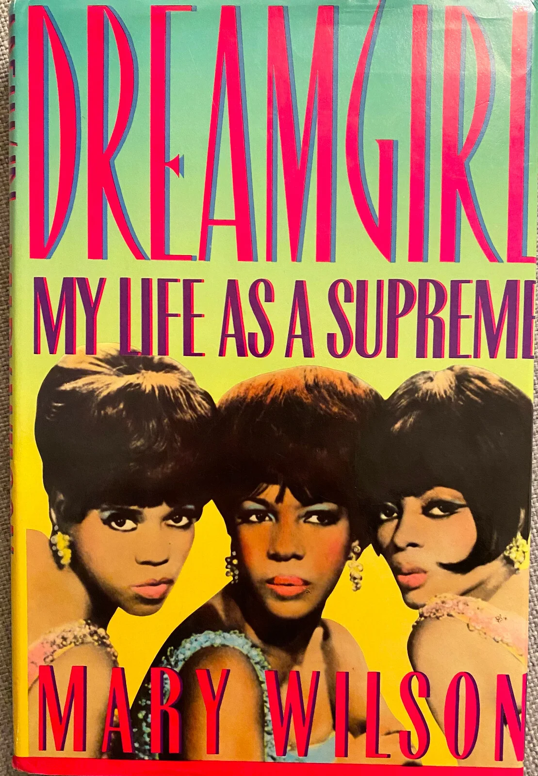 Mary Wilson Signed In-Person Dreamgirl My Life As A Supreme Hardcover Book, изображение 2