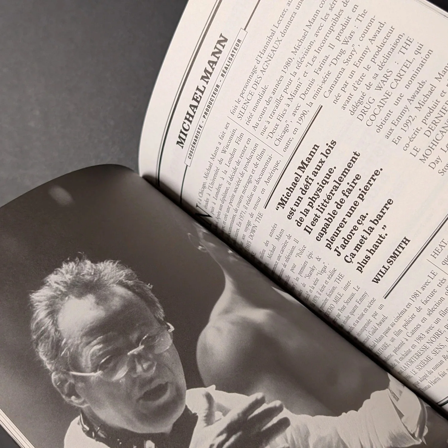 ALI (2001) *FRENCH* Production Notes Book Michael Mann, Will Smith, Muhammad Ali, image 4
