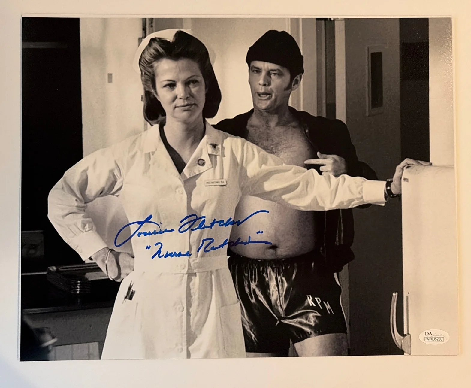 LOUISE FLETCHER — LOUISE FLETCHER SIGNED ONE FLEW OVER THE CUCKOO'S NEST 11X14 PHOTO AUTO JSA