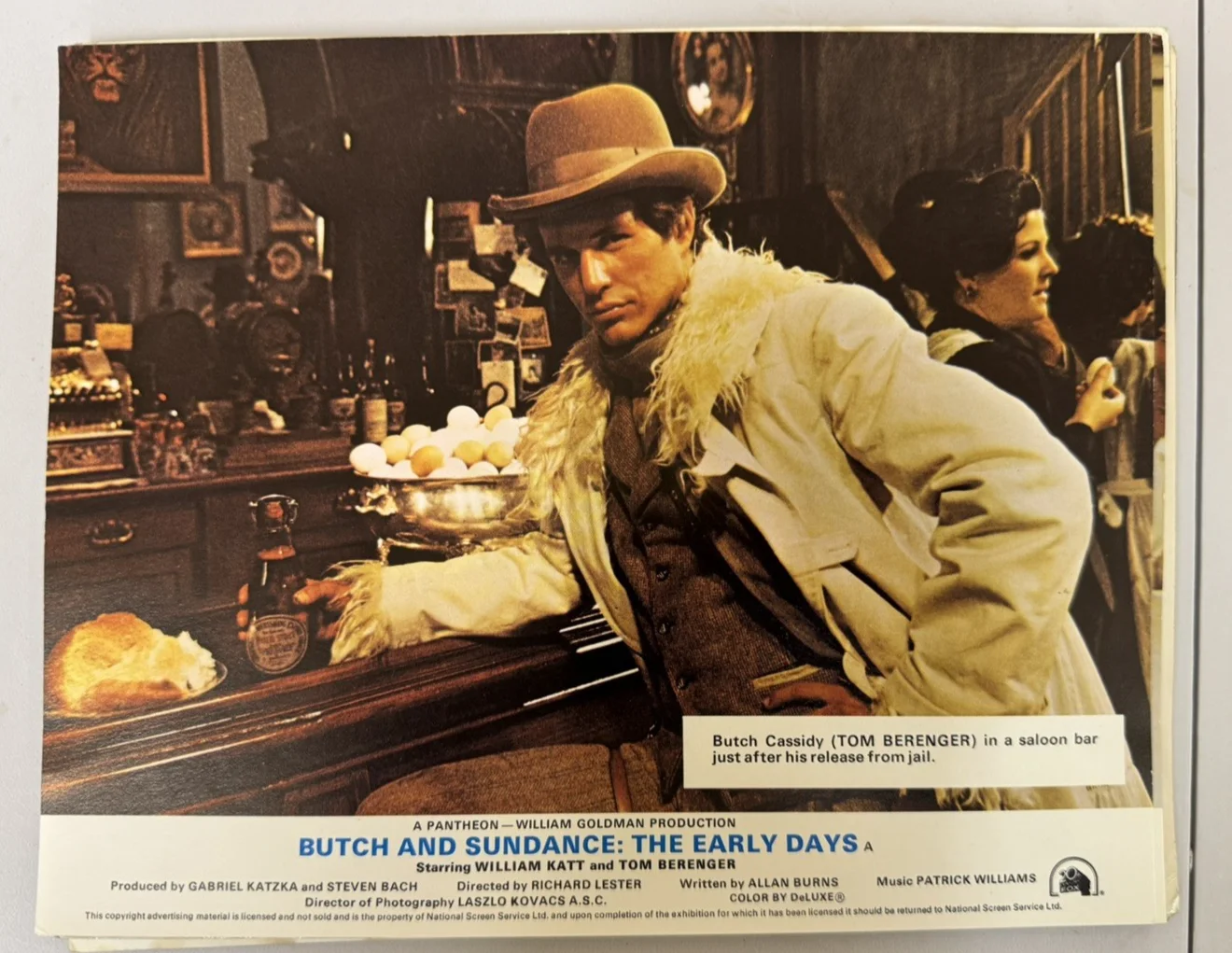 BUTCH AND SUNDANCE THE EARLY YEARS 1979 TOM BERENGER x 7 LOBBY CARDS, изображение 4