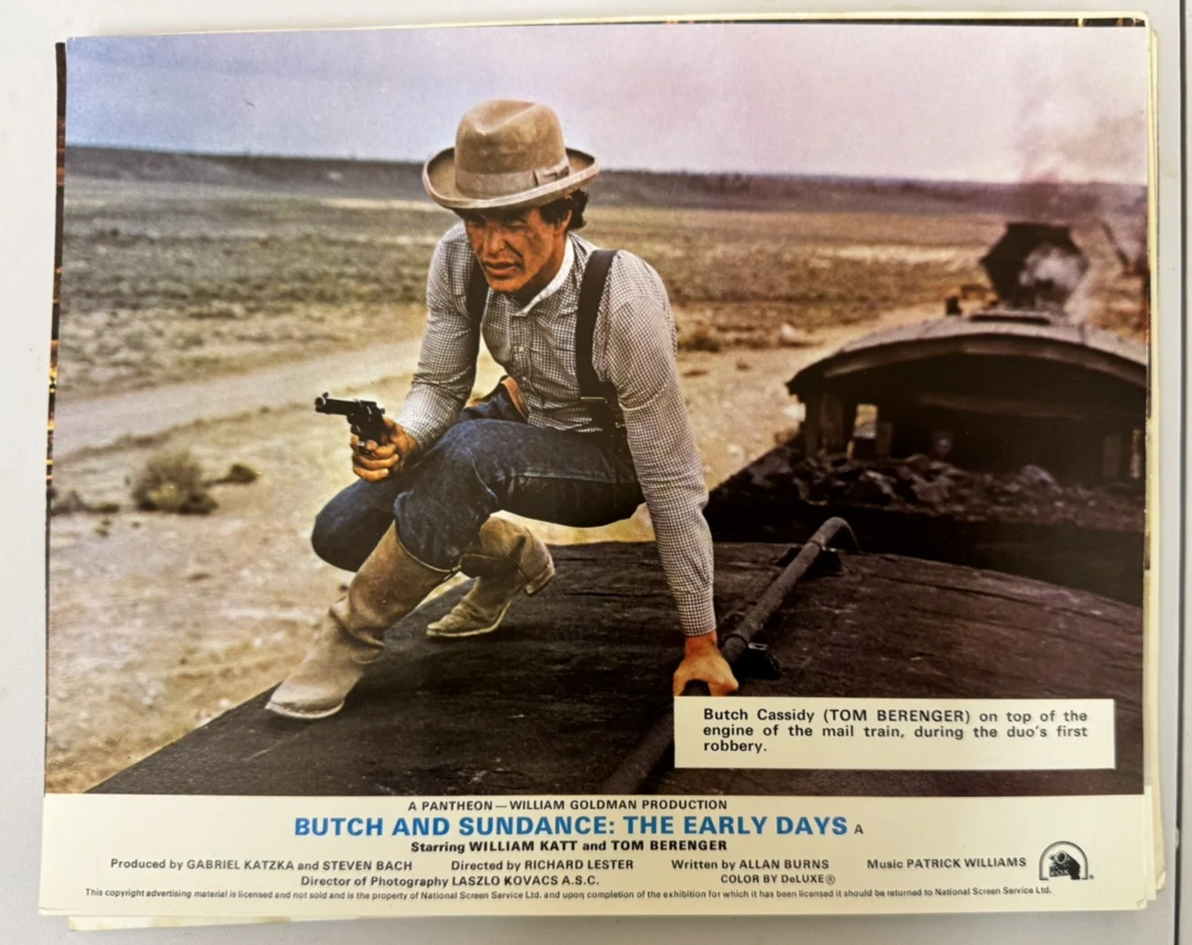 BUTCH AND SUNDANCE THE EARLY YEARS 1979 TOM BERENGER x 7 LOBBY CARDS, изображение 5