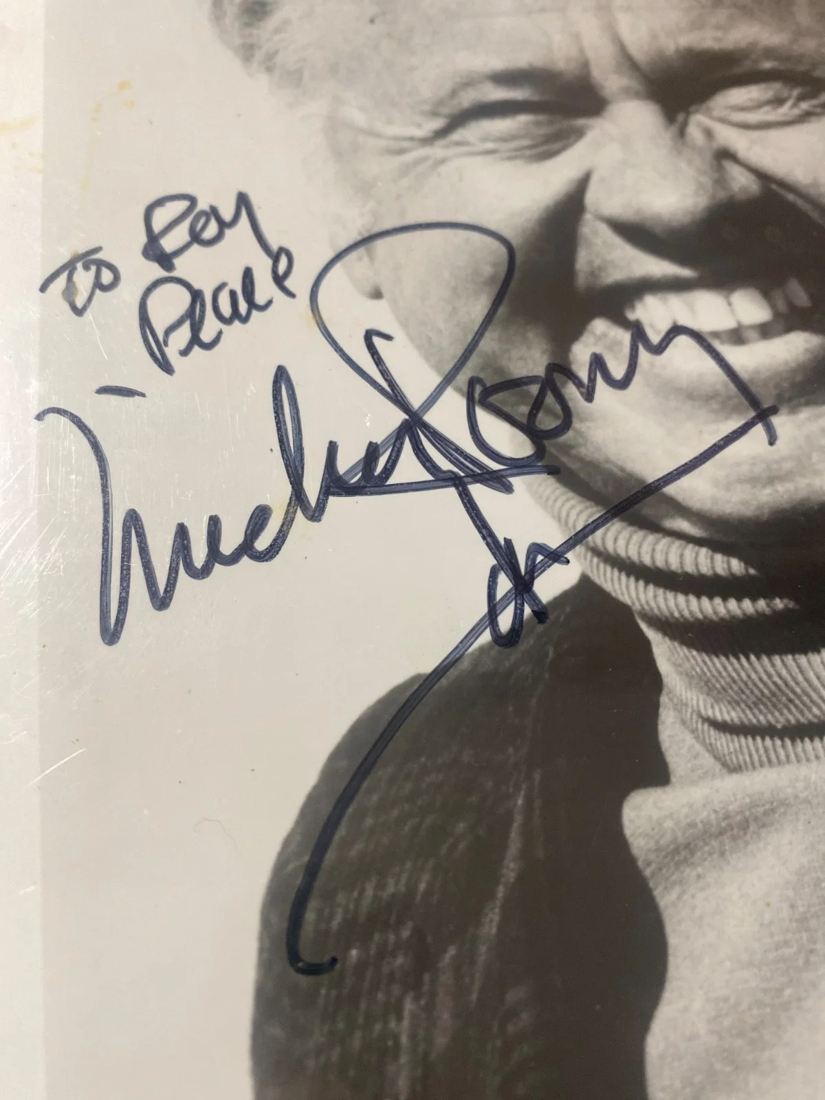 Mickey Rooney — MICKEY ROONEY Hand Signed Autographed Black & White Glossy Photo, изображение 4