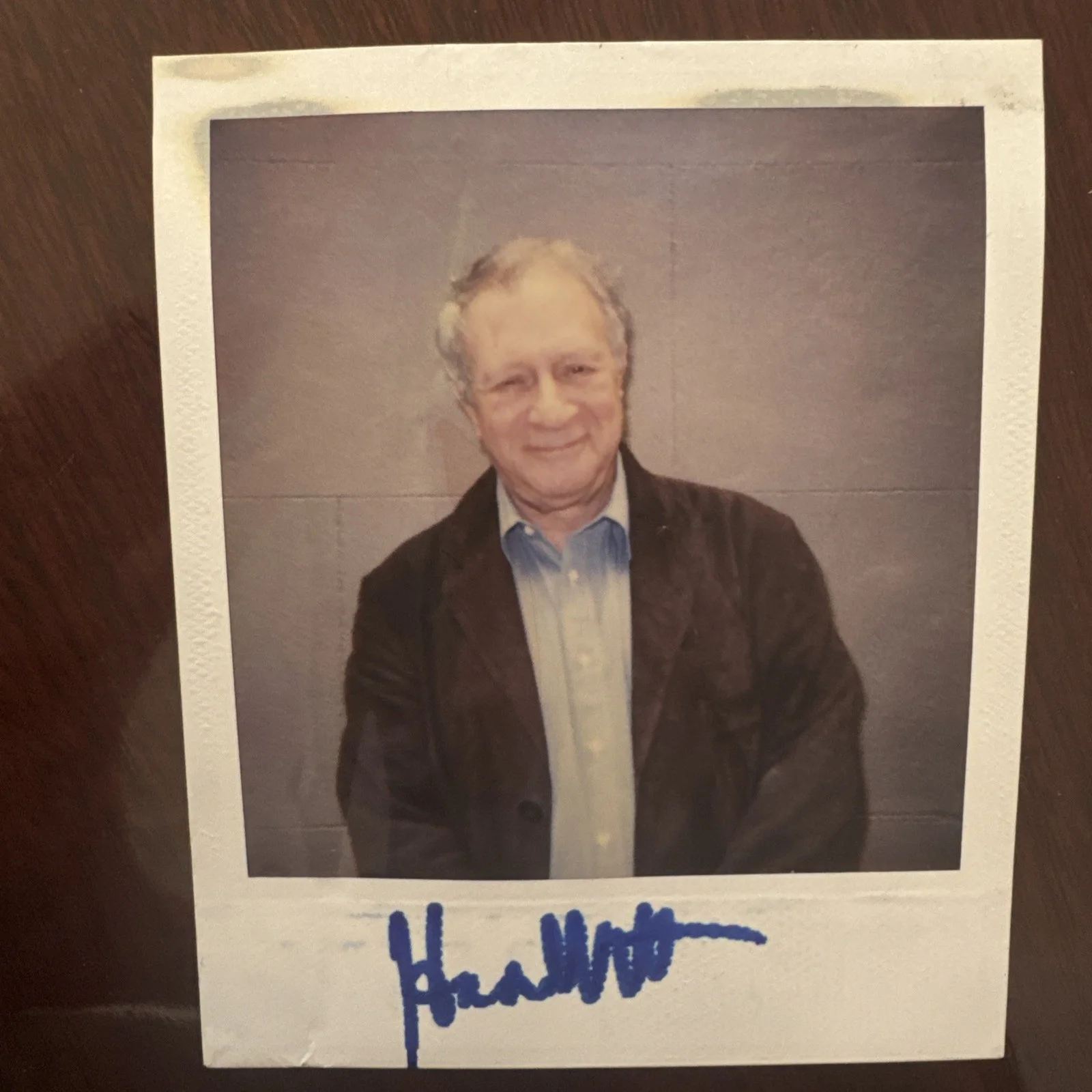 Howard Witt — Howard Witt Signed Polaroid, Death Of A Salesman, image 2