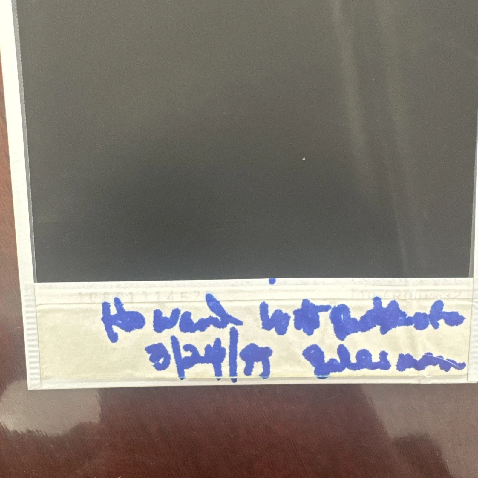 Howard Witt — Howard Witt Signed Polaroid, Death Of A Salesman, image 4