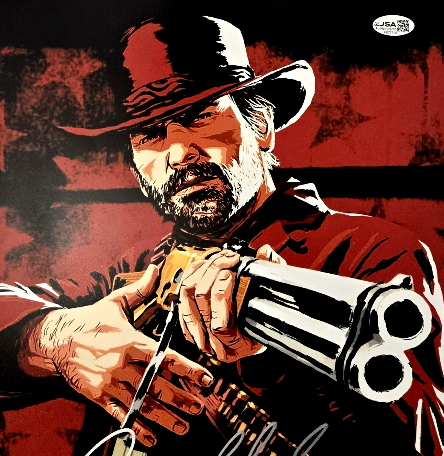 Roger Clark — Arthur Morgan Signed Photo Red Dead Redemption Roger Clark Autograph RDR JSA 10, image 3
