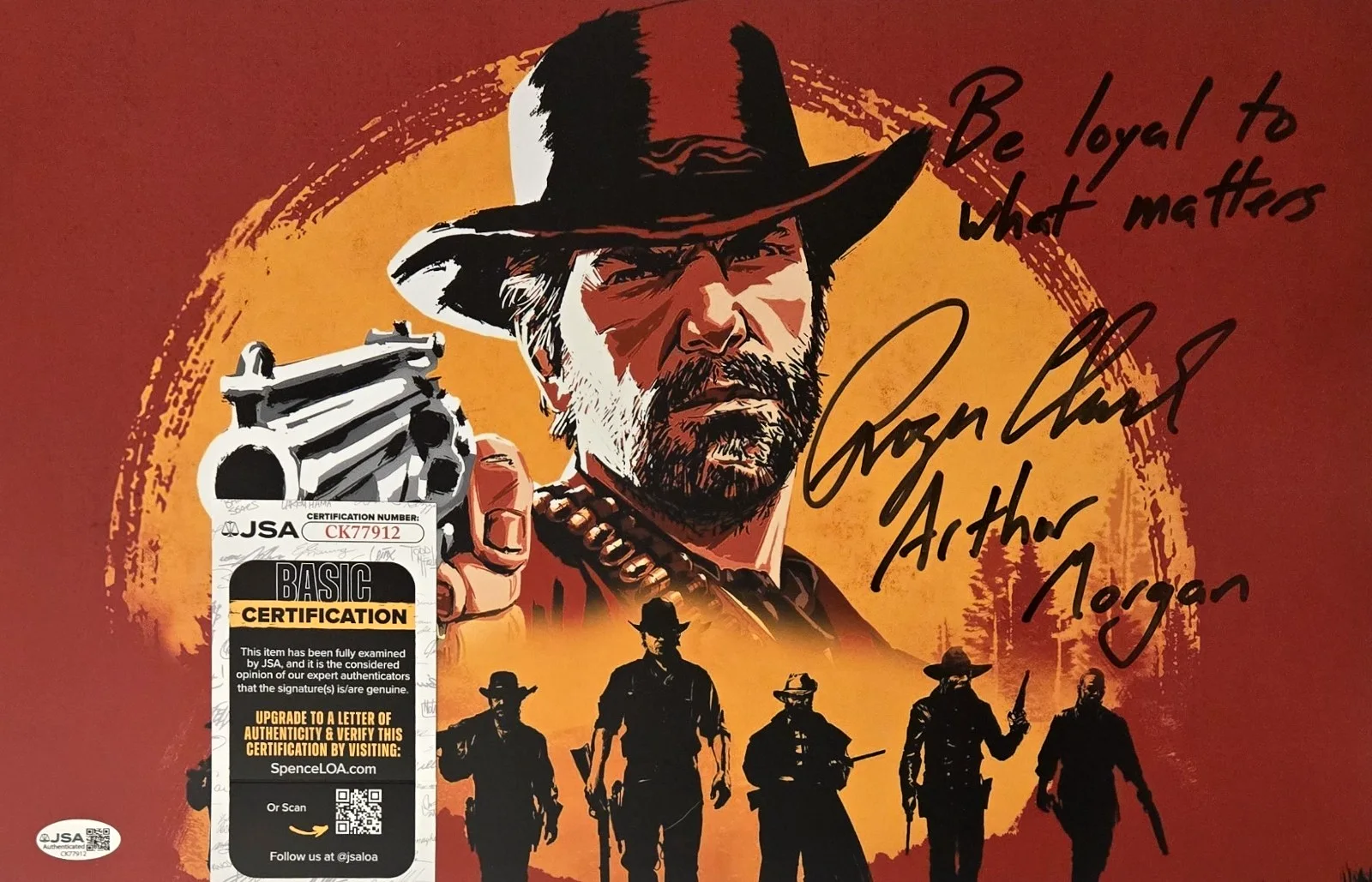Roger Clark — Roger Clark Signed Photo Red Dead Redemption Arthur Morgan Autograph 11x17 JSA 2