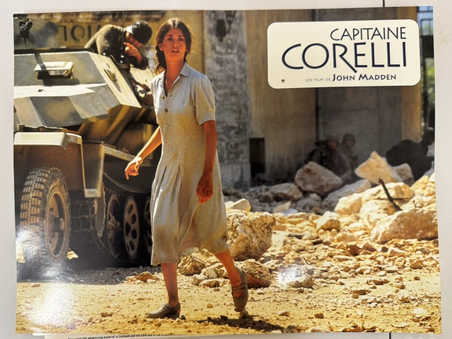 CAPTAIN CORELLI'S MANDOLIN x 7 lobby cards, image 2