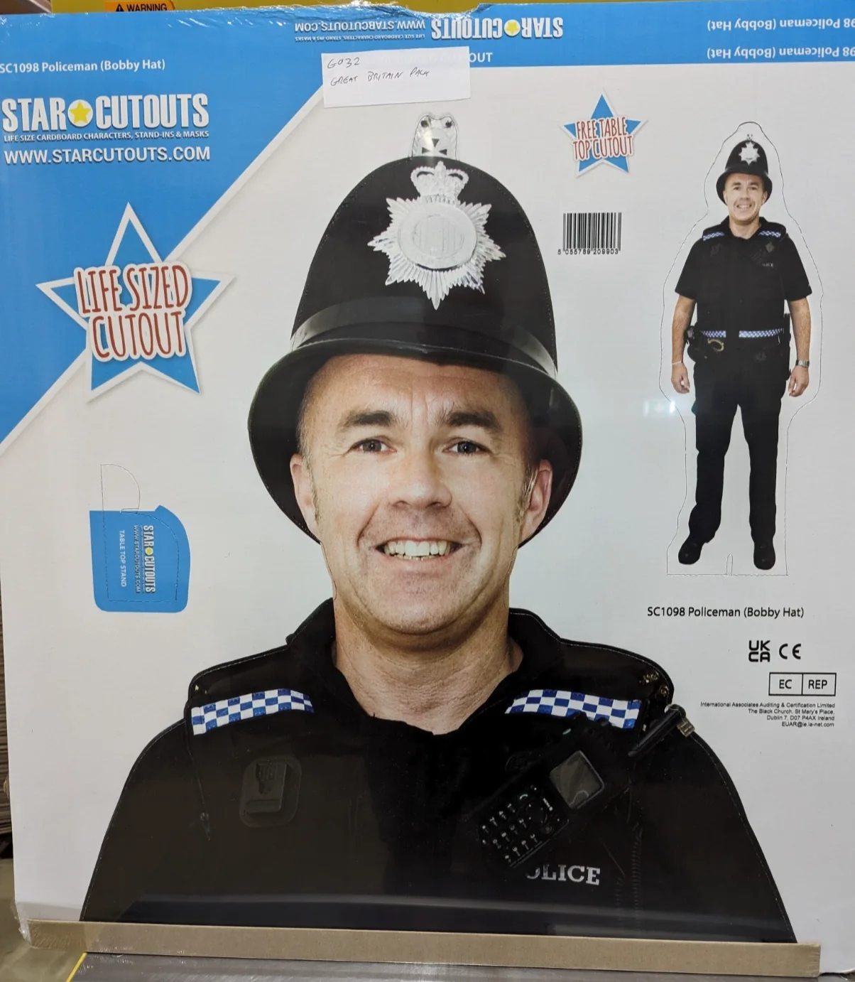 The Great Britain Cardboard Cutout Collection of 4 *Damaged* Standees, image 2