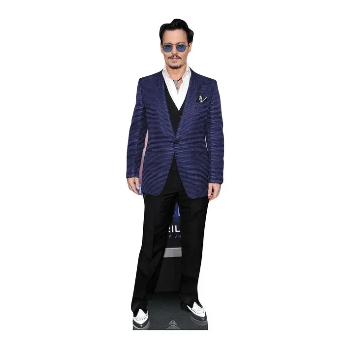 Johnny Depp Cardboard Cutouts Set of 2 Standees *Damaged* Includes Jack Sparrow, image 2