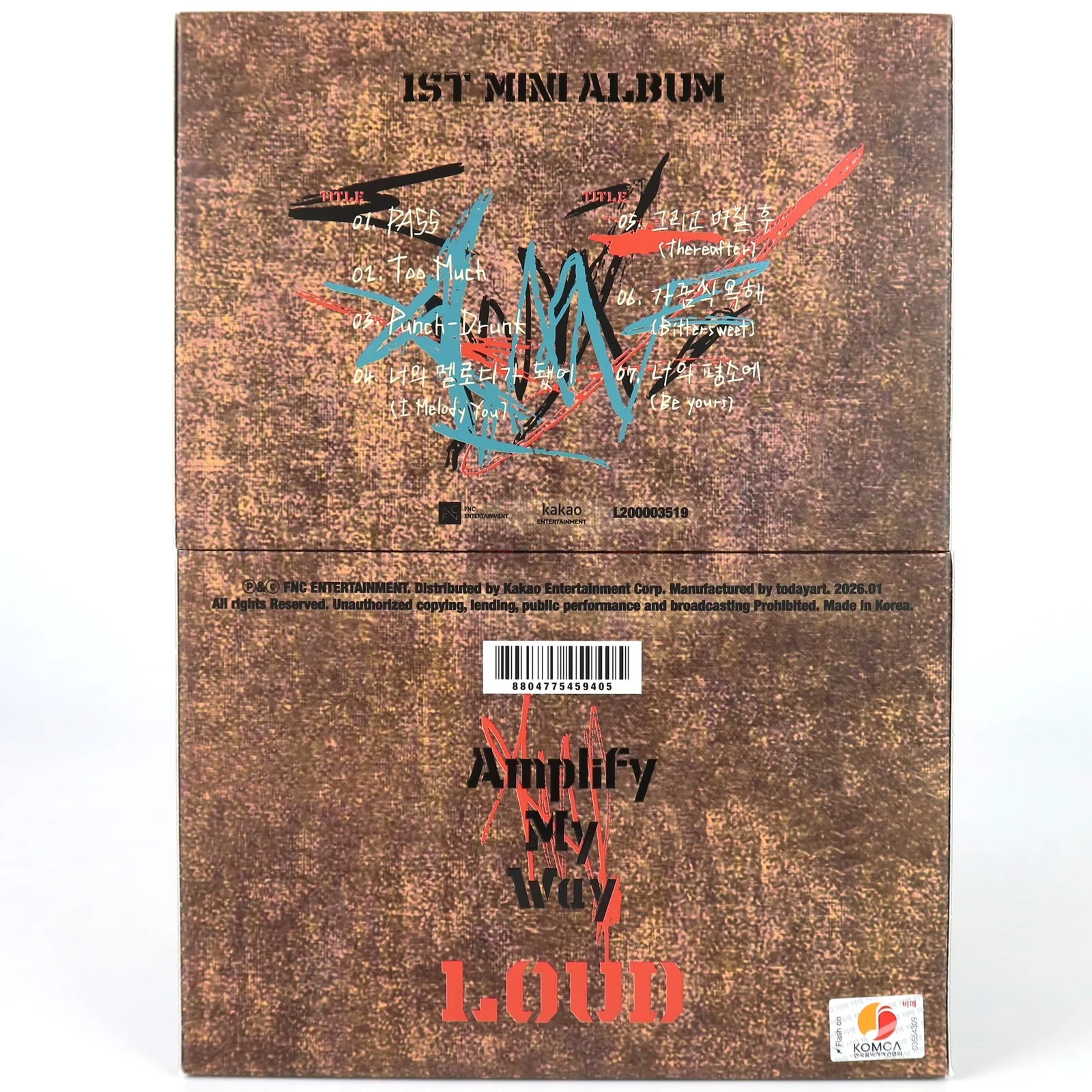 AxMxP - Amplify My Way [Loud Ver.] 1st Mini Album Signed CD Promo 2026 A.M.P, изображение 3