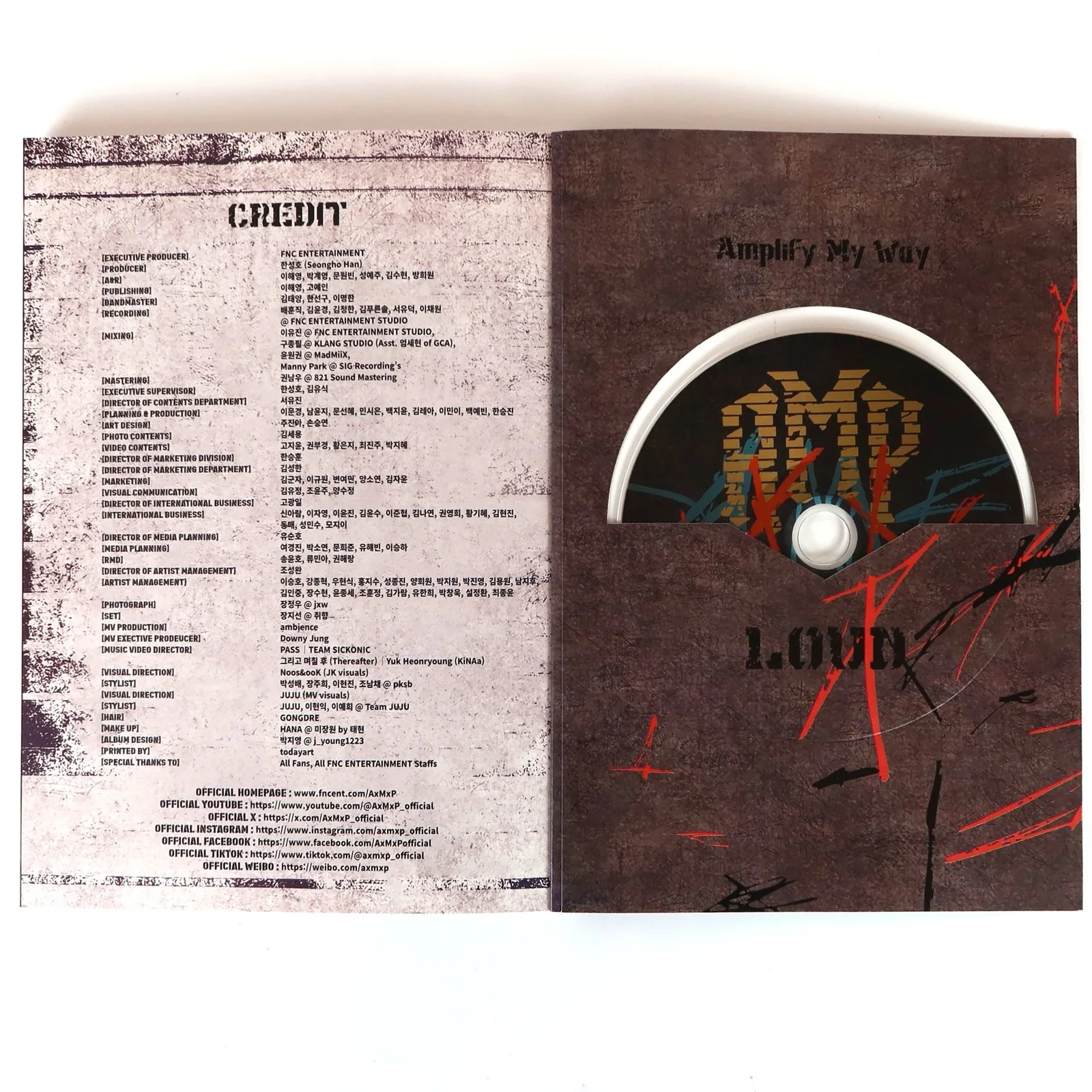 AxMxP - Amplify My Way [Loud Ver.] 1st Mini Album Signed CD Promo 2026 A.M.P, изображение 4