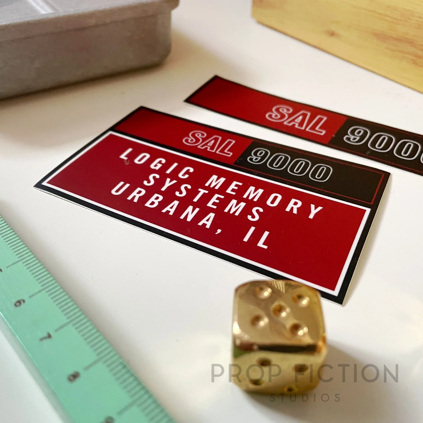 2010: Odyssey Two - Pair of SAL9000 Computer Stickers / Set Dressing Decals, изображение 2
