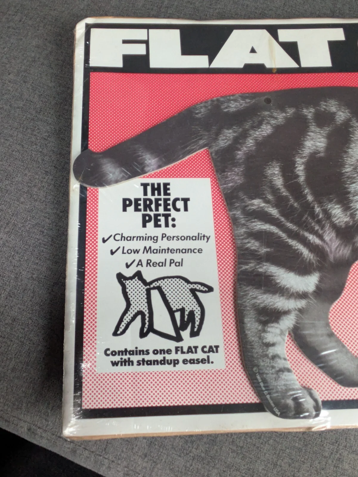 BACK TO THE FUTURE II BTTF BLUE Q FLAT CAT Mint Sealed Very Rare, image 2