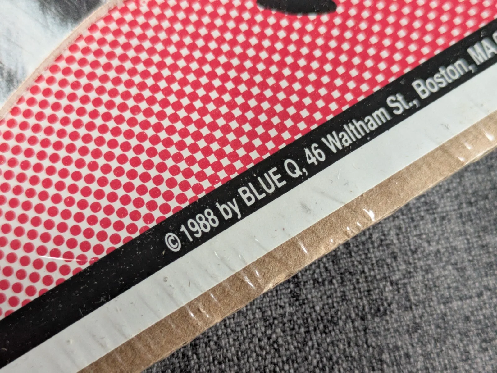 BACK TO THE FUTURE II BTTF BLUE Q FLAT CAT Mint Sealed Very Rare, image 5