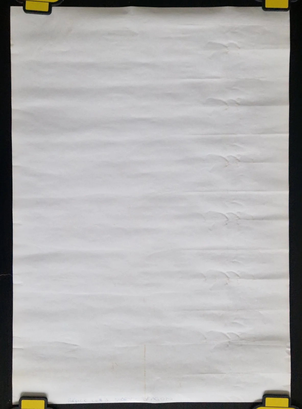 Dragon The Bruce Lee Story 1993 VHS Video Store Promo Poster – A2, image 4