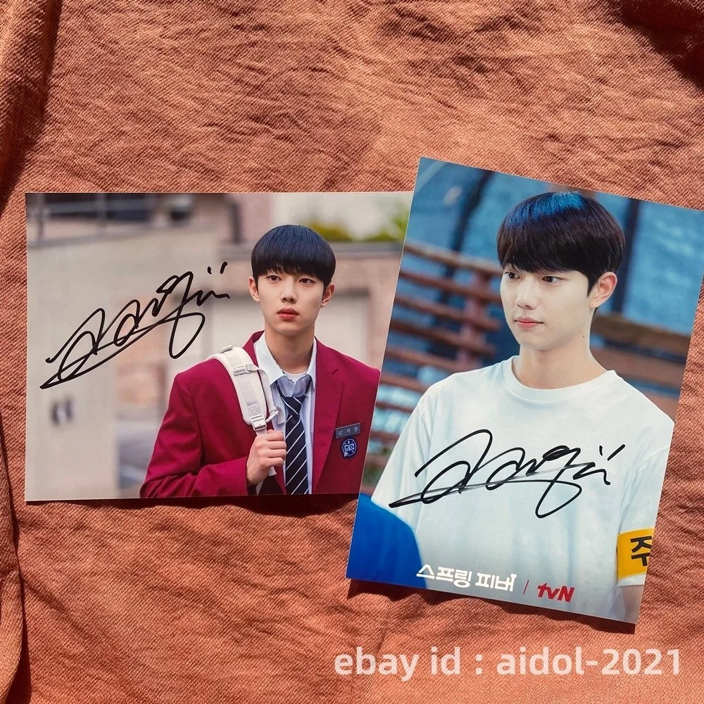 Spirit Fingers Cho Junyoung Autographed Signed Photo K-Drama 5*7 2026, изображение 2