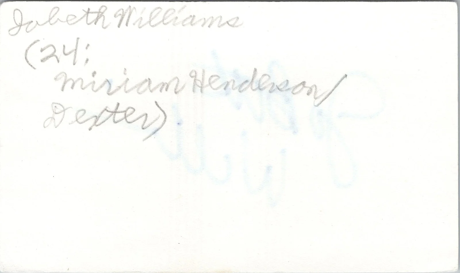 JoBeth Williams — JoBeth Williams Signed 3x5 Index Card Dexter Autographed, image 2