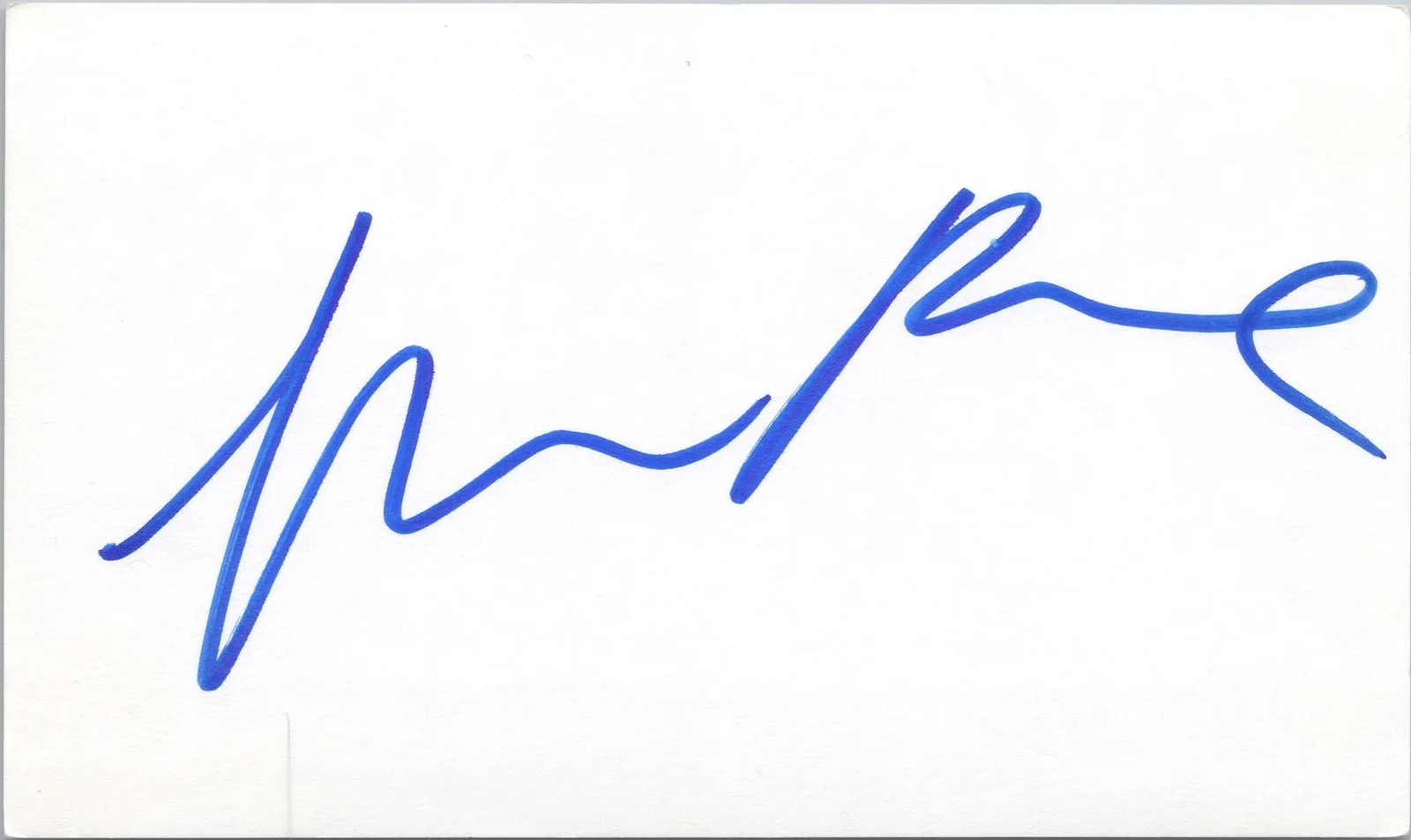 Monica Raymund — Monica Raymund Signed 3x5 Index Card Lie To Me, Chicago Fire Autographed