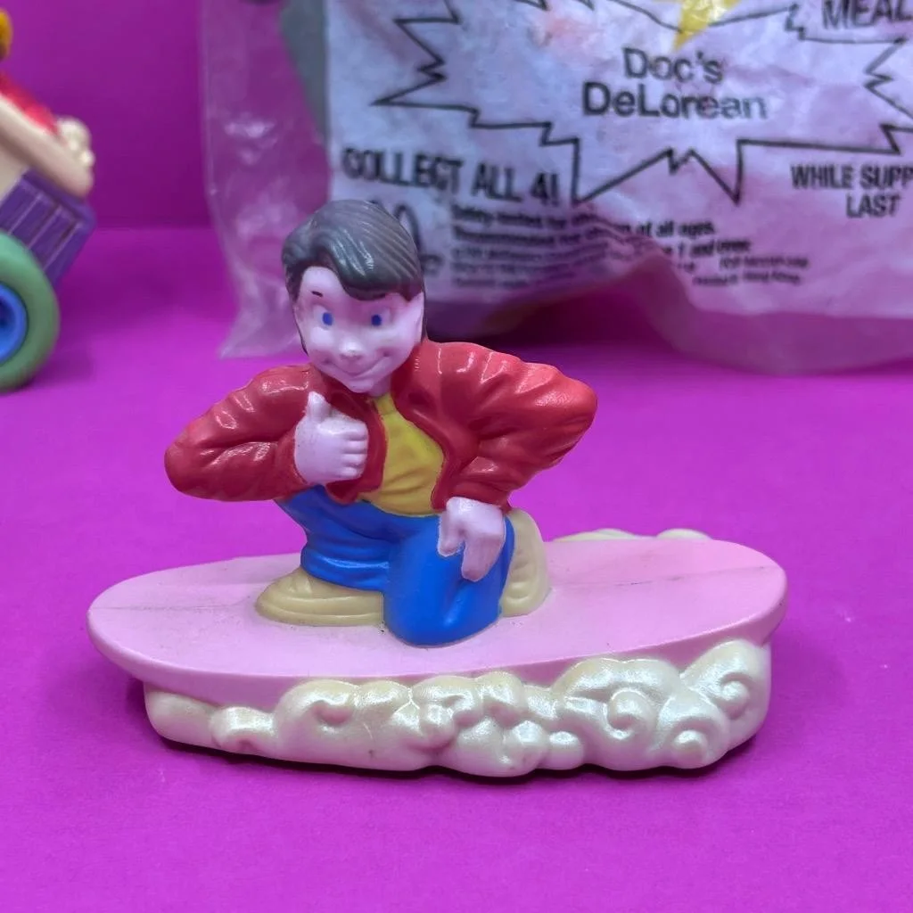 Rare Back To The Future McDonalds USA Happy Meal Complete Toy Figure Set 1990s, изображение 2