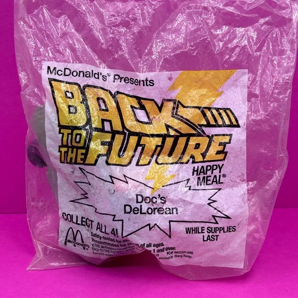 Rare Back To The Future McDonalds USA Happy Meal Complete Toy Figure Set 1990s, изображение 5