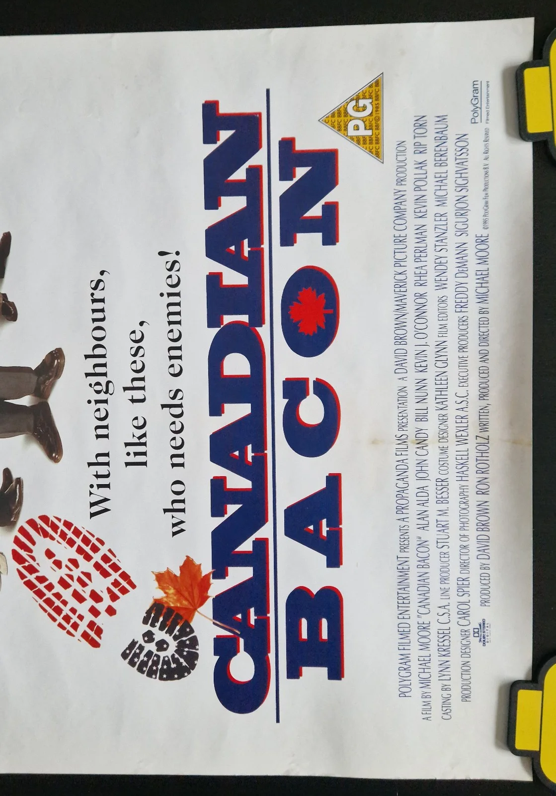 Canadian Bacon 1995 VHS Video Store Promo Poster – A2, изображение 3