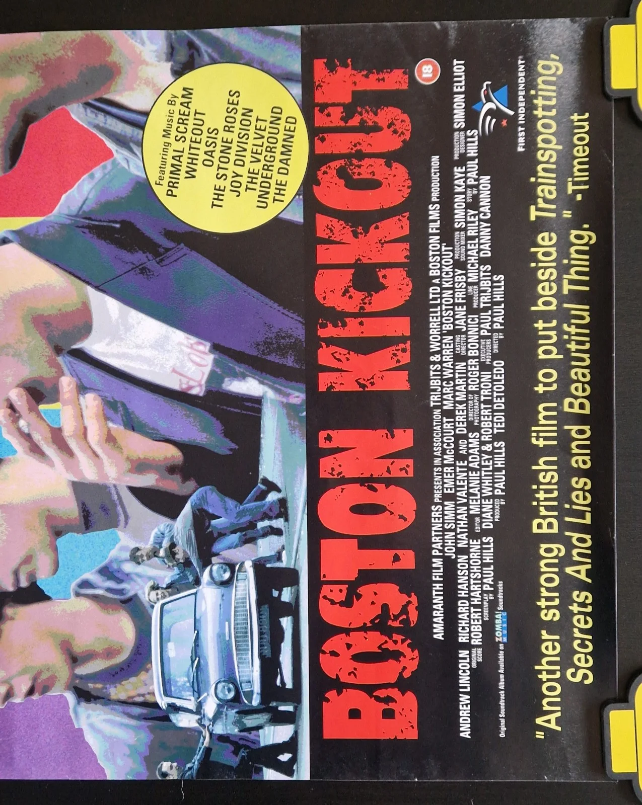 Boston Kickout 1995 VHS Video Store Promo Poster – A2, изображение 2