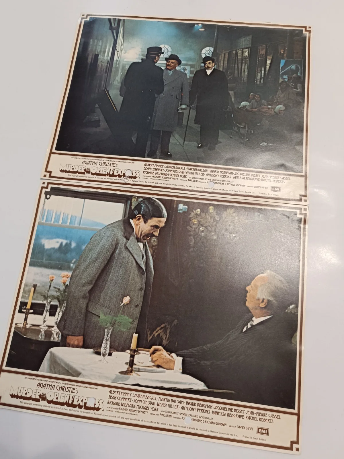 Vintage Promotional Card - AGATHA CHRISTIE -Murder On The Orient Express (B2414), изображение 2