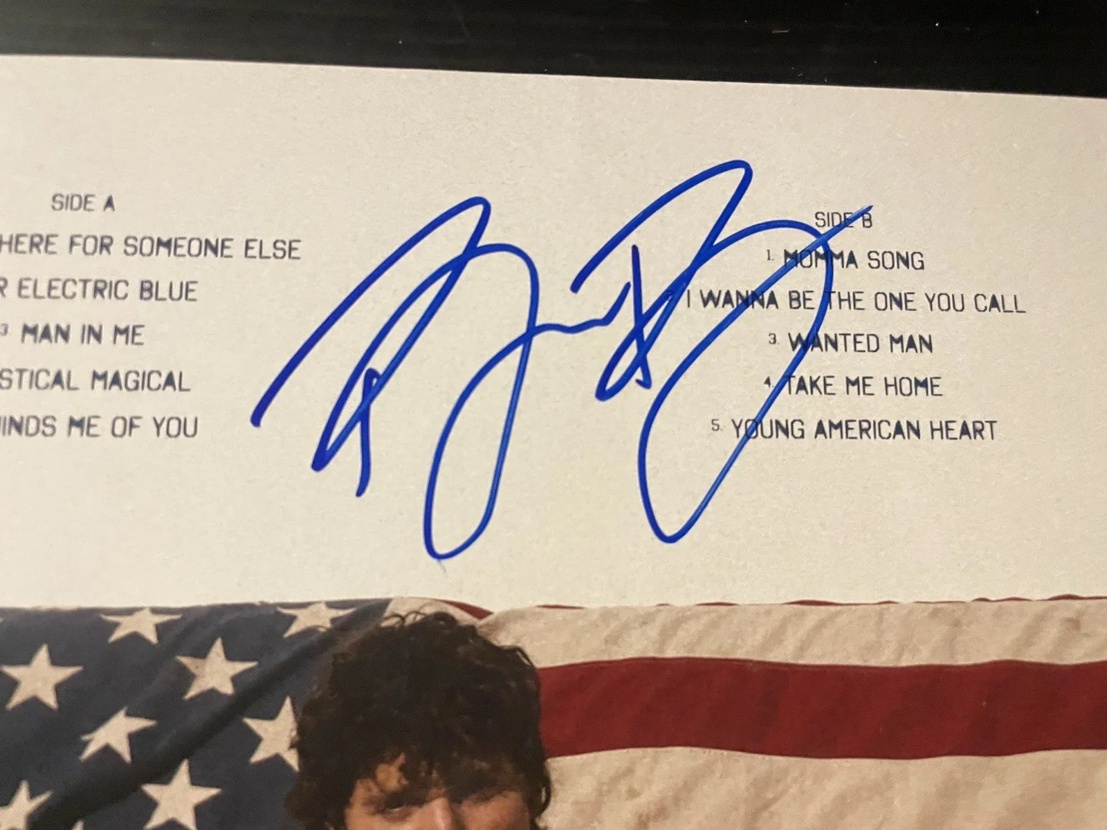 Benson Boone signed American Heart Alternate Cover Sleeve Autographed JSA COA, image 2
