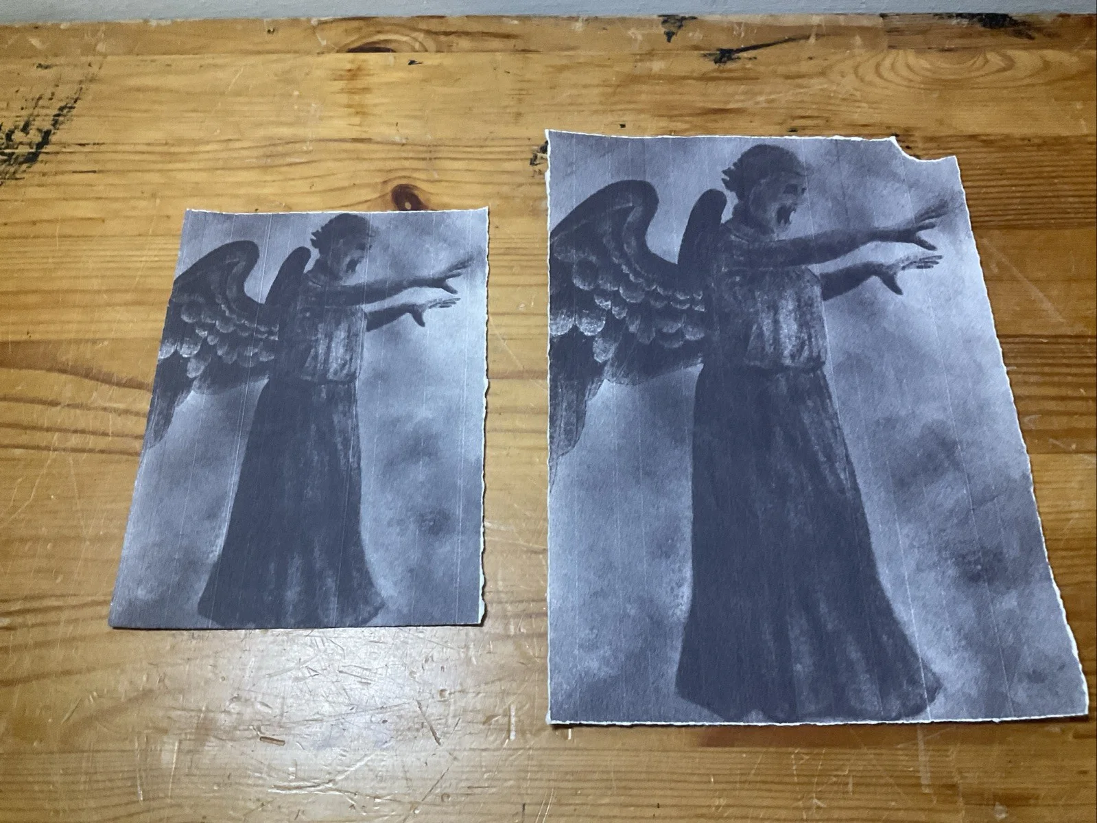 Doctor Who Original Prop - Production made Concept Art - Village Of The Angels, image 2