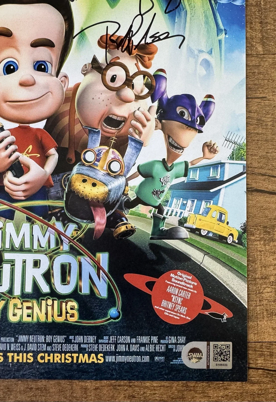 jimmy neutron — jimmy neutron signed Cast Rare x8 11x14 photo Autographed photo Swau Coa Cert, изображение 3