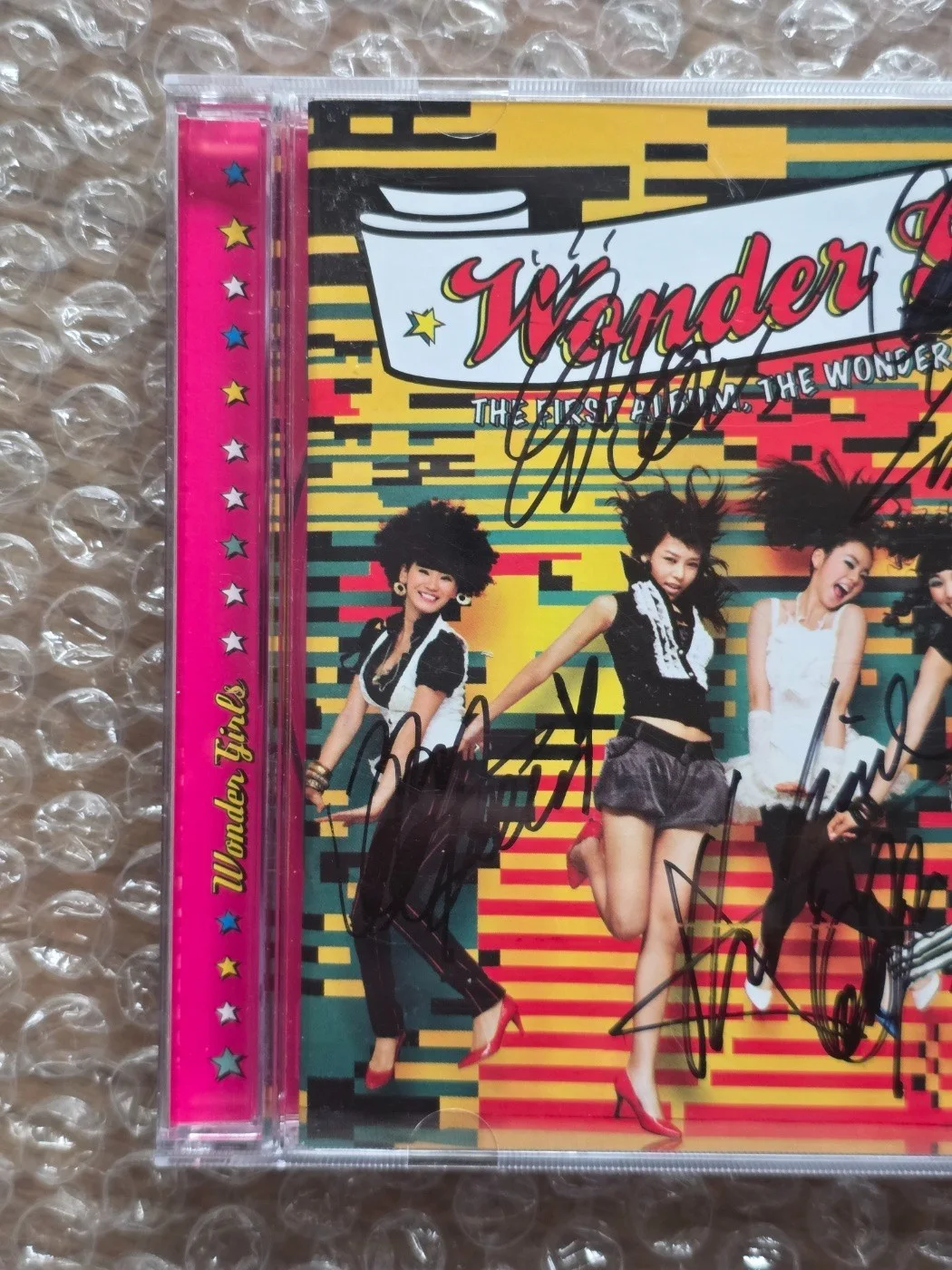 Wonder Girls Promo Sticker 1st Album Autographed Hand Signed, изображение 2