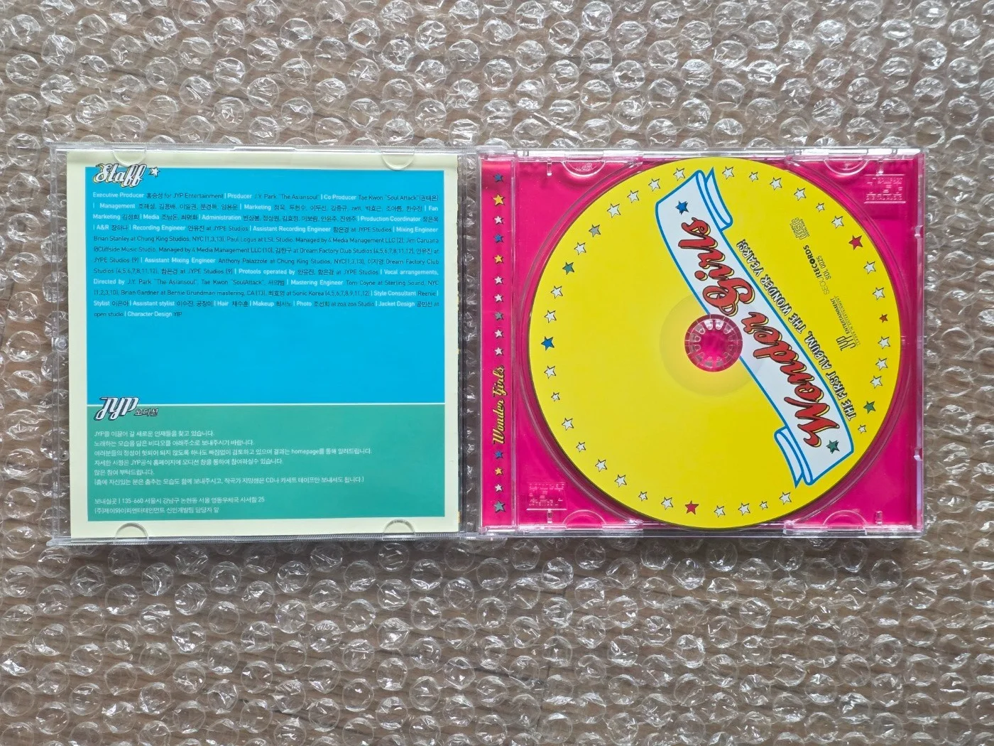 Wonder Girls Promo Sticker 1st Album Autographed Hand Signed, изображение 4