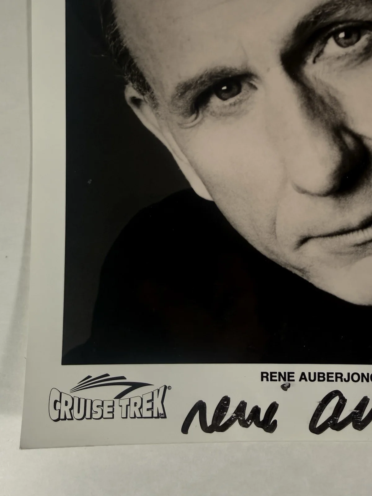 Rene Aunerjonois — RENE AUBERJONOIS Autographed In Black 8x10 1995 Photo STAR TREK Deep Space 9 COA, изображение 4