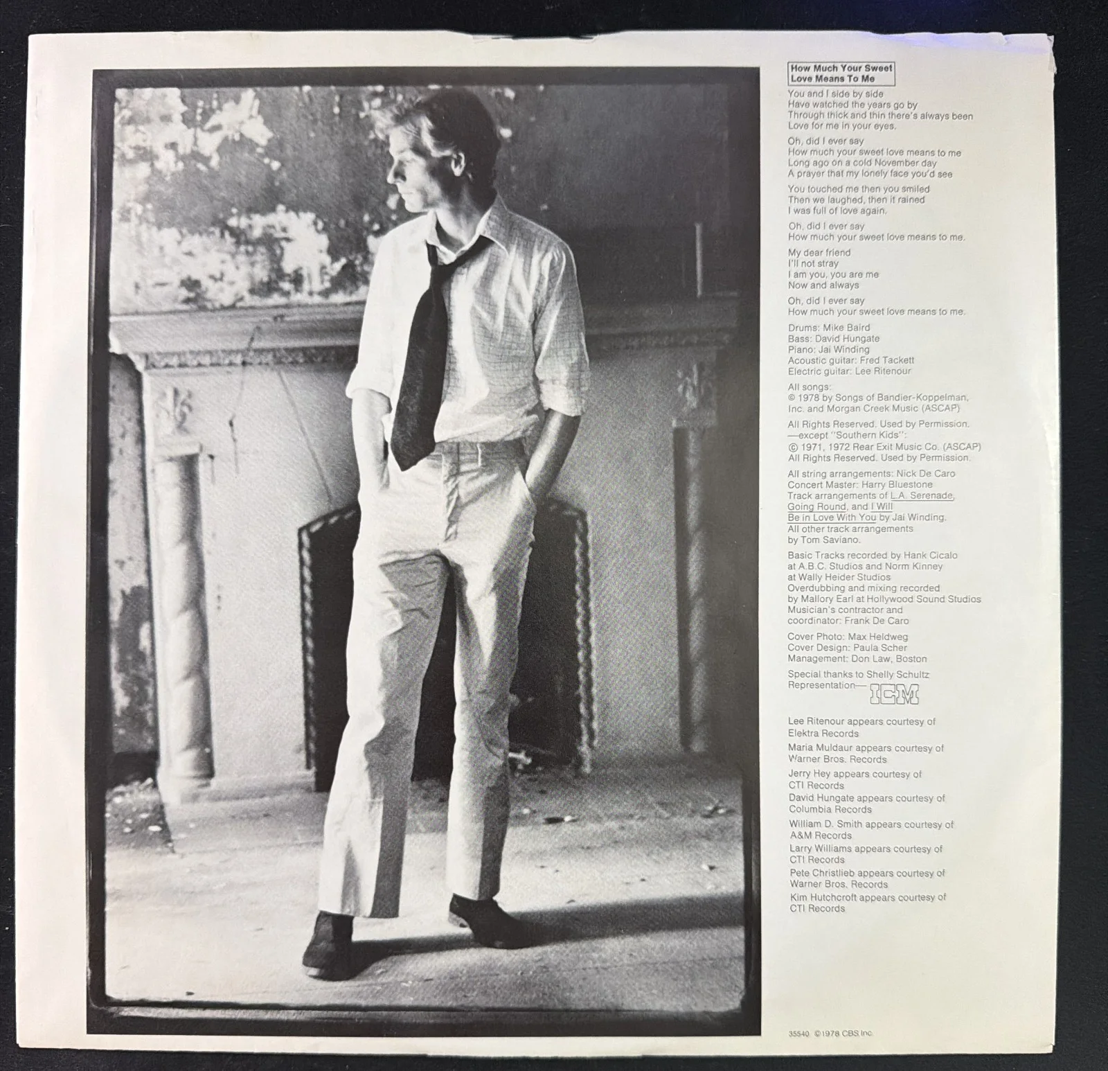 SIGNED Livingston Taylor 3-Way Mirror Vinyl LP Record VG+EX Vinyl VG Cover, изображение 3