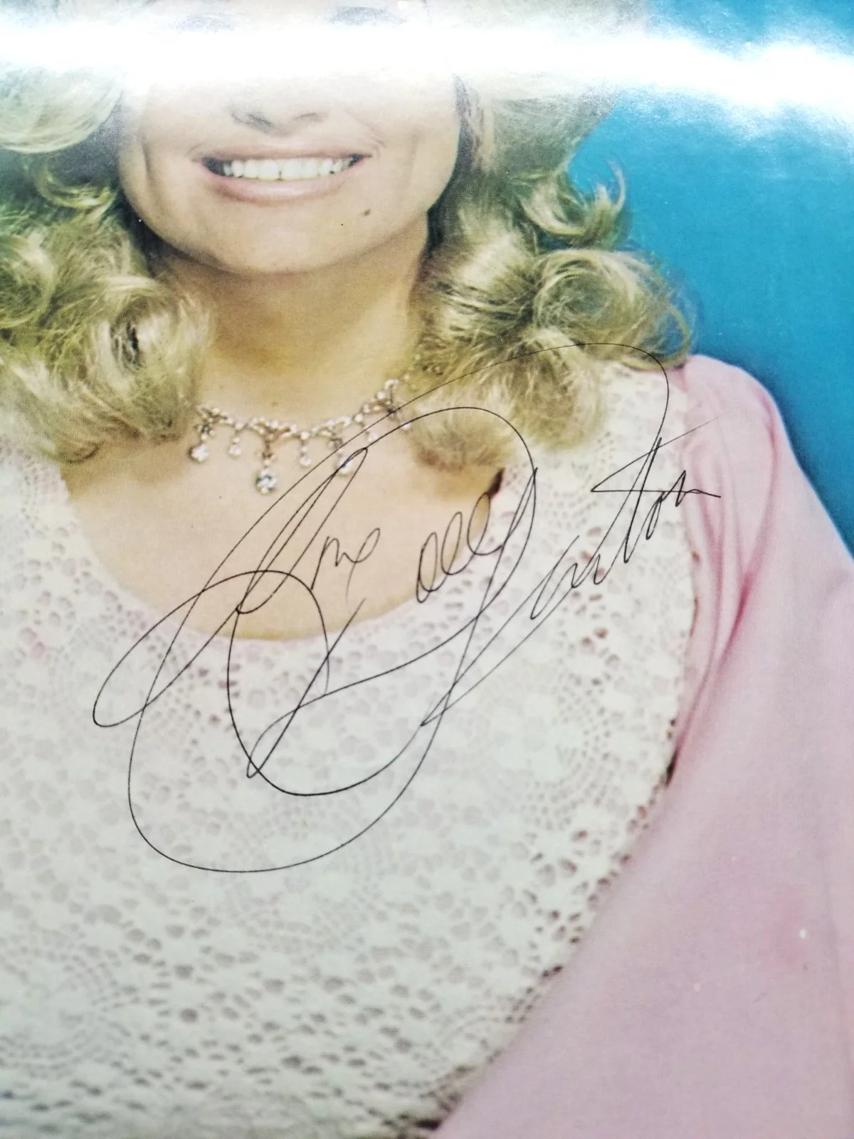 Dolly Parton REAL hand SIGNED 11x14" Young Photo JSA LOA Autographed, image 2