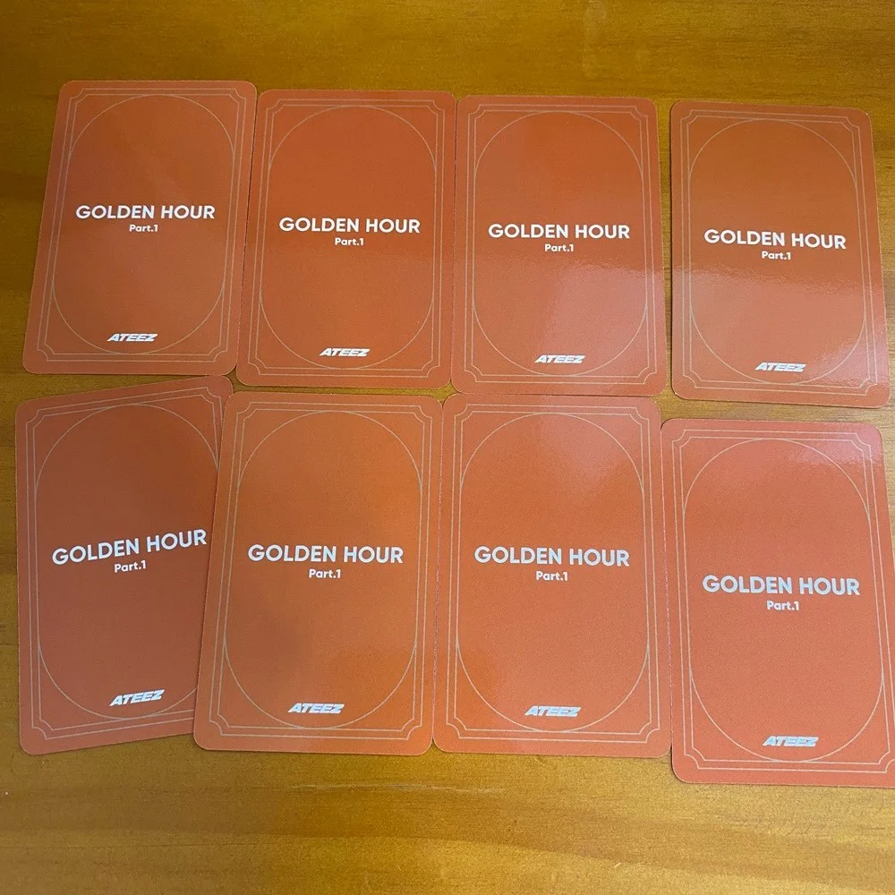 SALE ATEEZ ateez Autographed Signed Photo Card Official Golden Hour Part.1 2024, изображение 4
