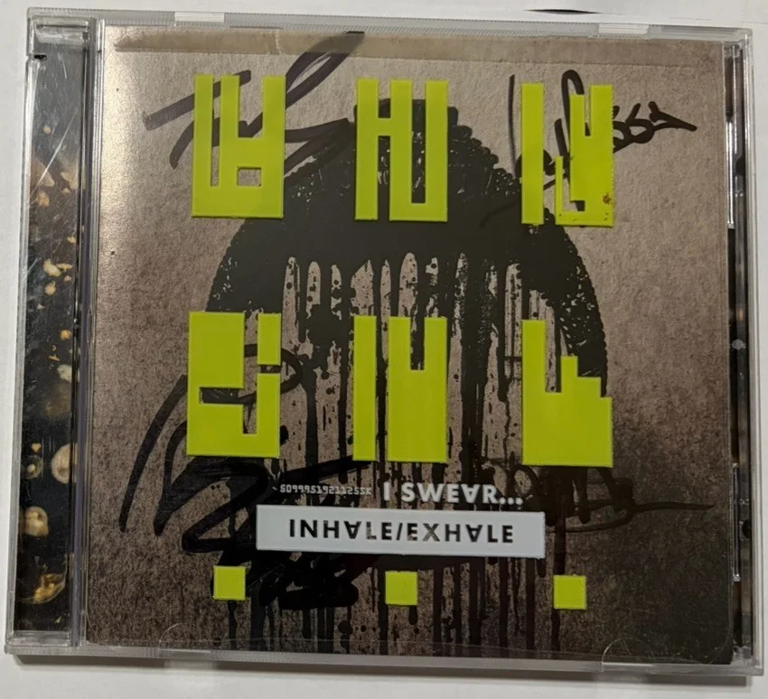 Inhale / Exhale I Swear… Signed Autographed CD 2008 Solid State Records VG Rare!, image 2