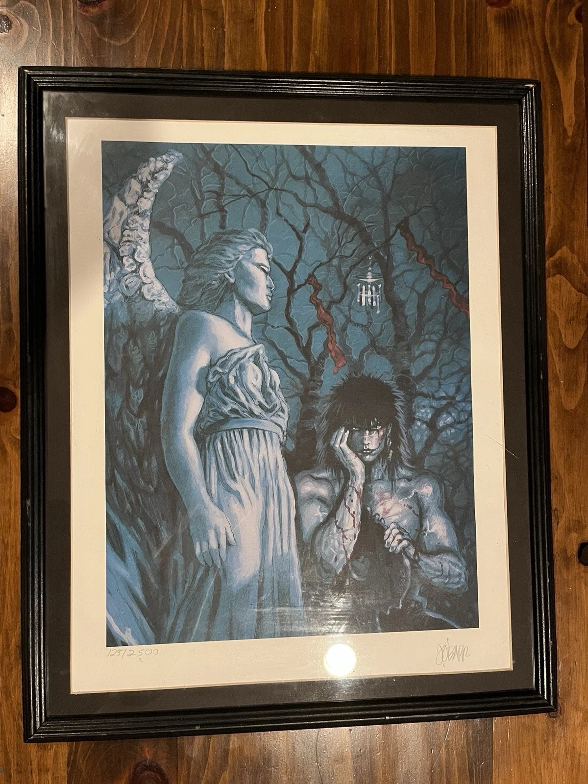 JAMES O'BARR — THE CROW SIGNED JAMES O’BARR Art Print Poster Eric Draven 1995 Numbered