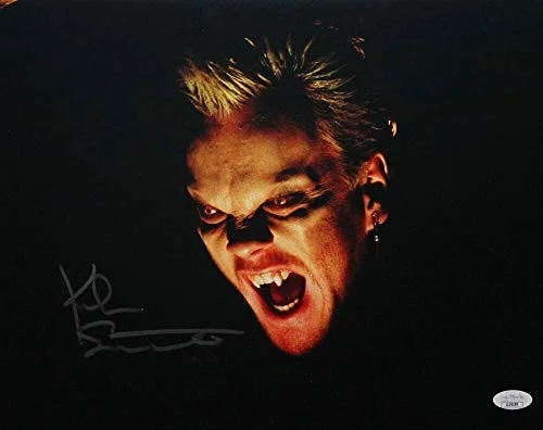 Kiefer Sutherland — Kiefer Sutherland Signed 11x14 The Lost Boys Close Up Photo - JSA Auth *Silver L, image 3