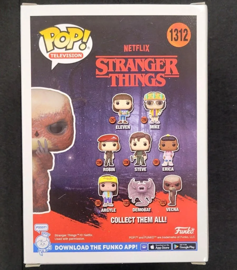 Ross Duffer, Matt Duffer — Ross & Matt Duffer Brothers signed Vecna Funko Pop Stranger Things 1 Beckett BAS, изображение 3
